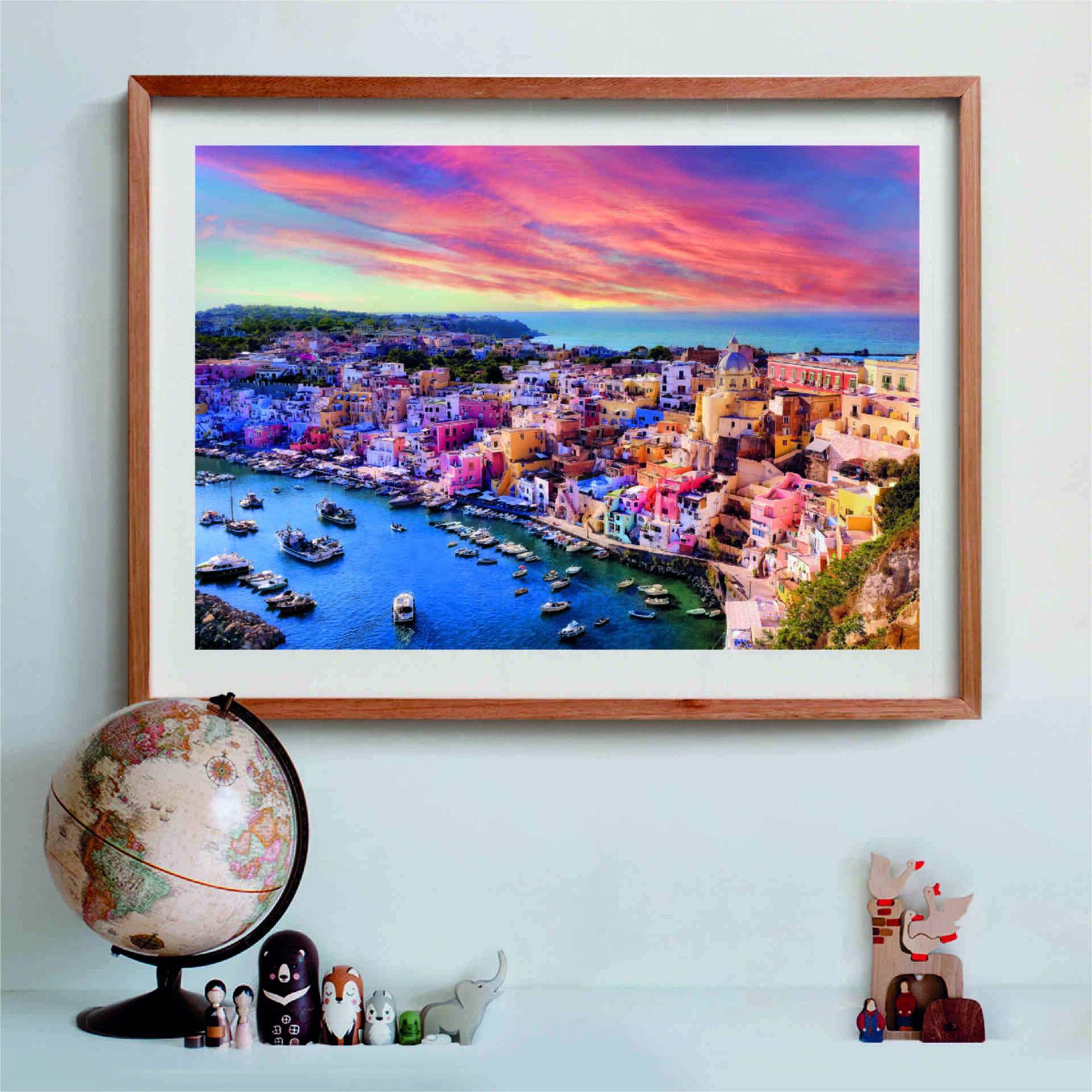 Puzzle Picturesque Procida Island 1500 Pe&ccedil;as