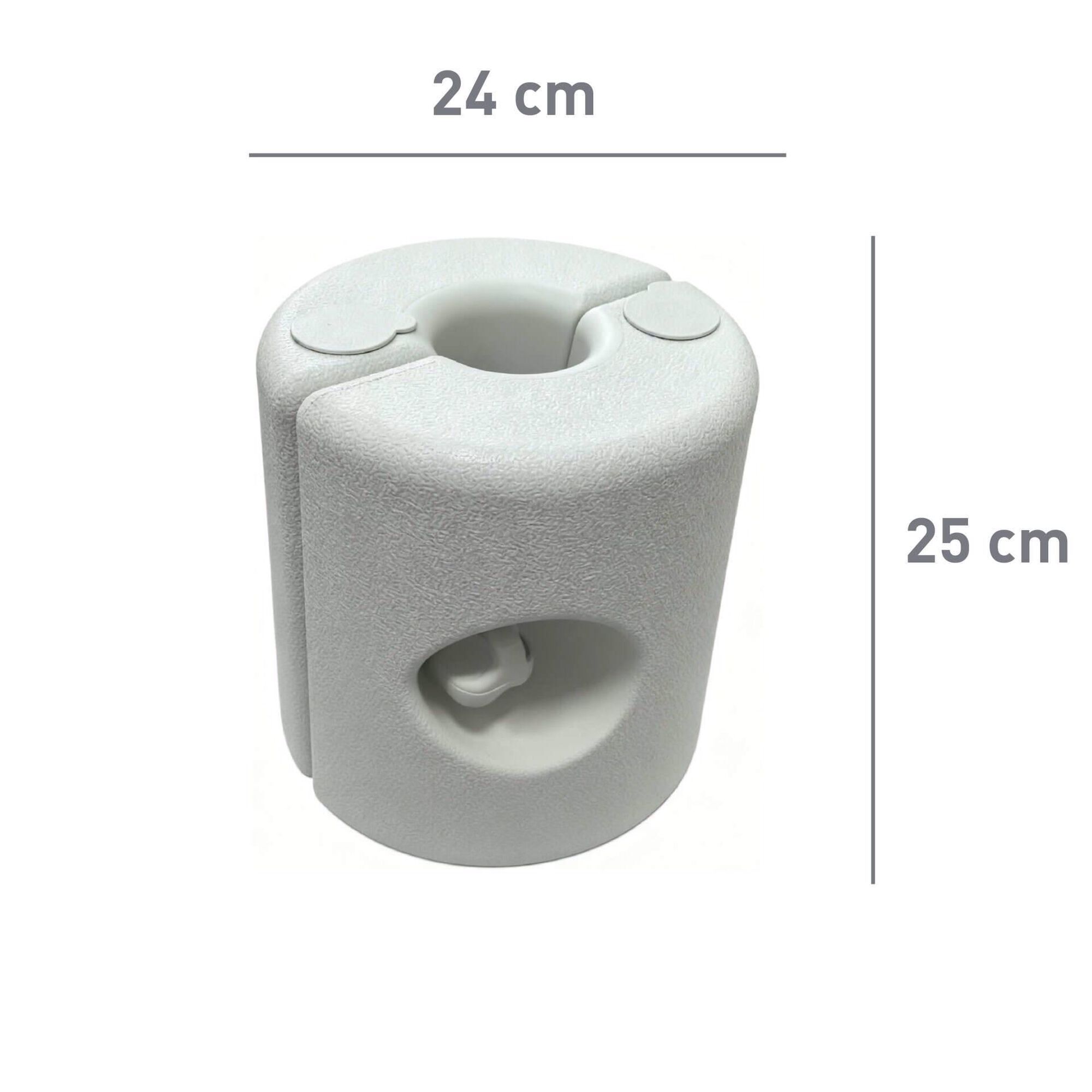 Base Pl&aacute;stico para Pavilh&atilde;o Branca Kasa