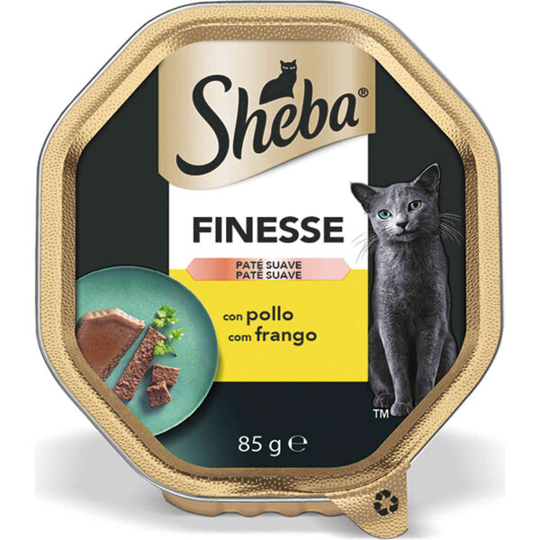 Comida Húmida para Gato Adulto Galinha Terrina Sheba