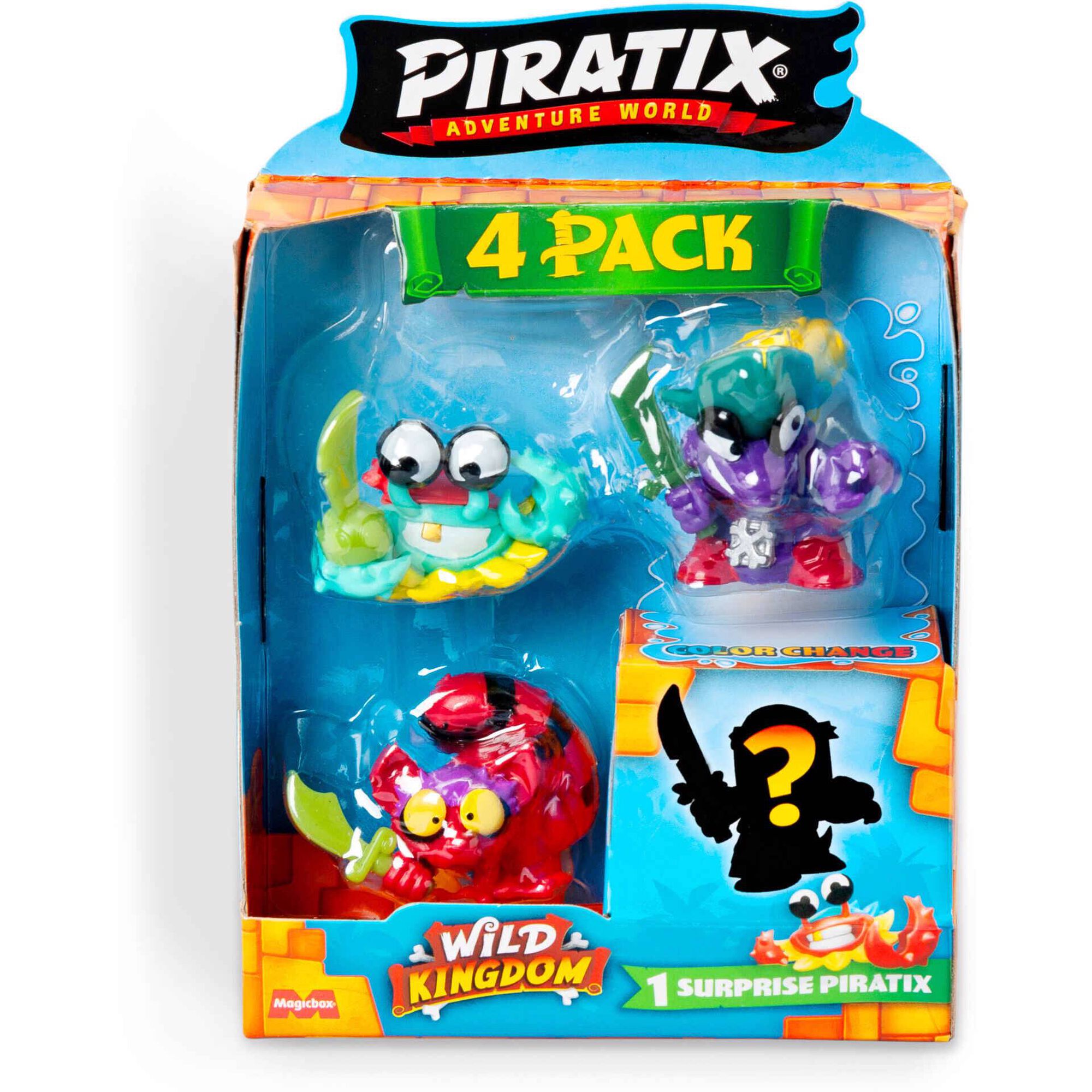 Piratix - Pack 4 Figuras Wild Kingdom (v&aacute;rios modelos)