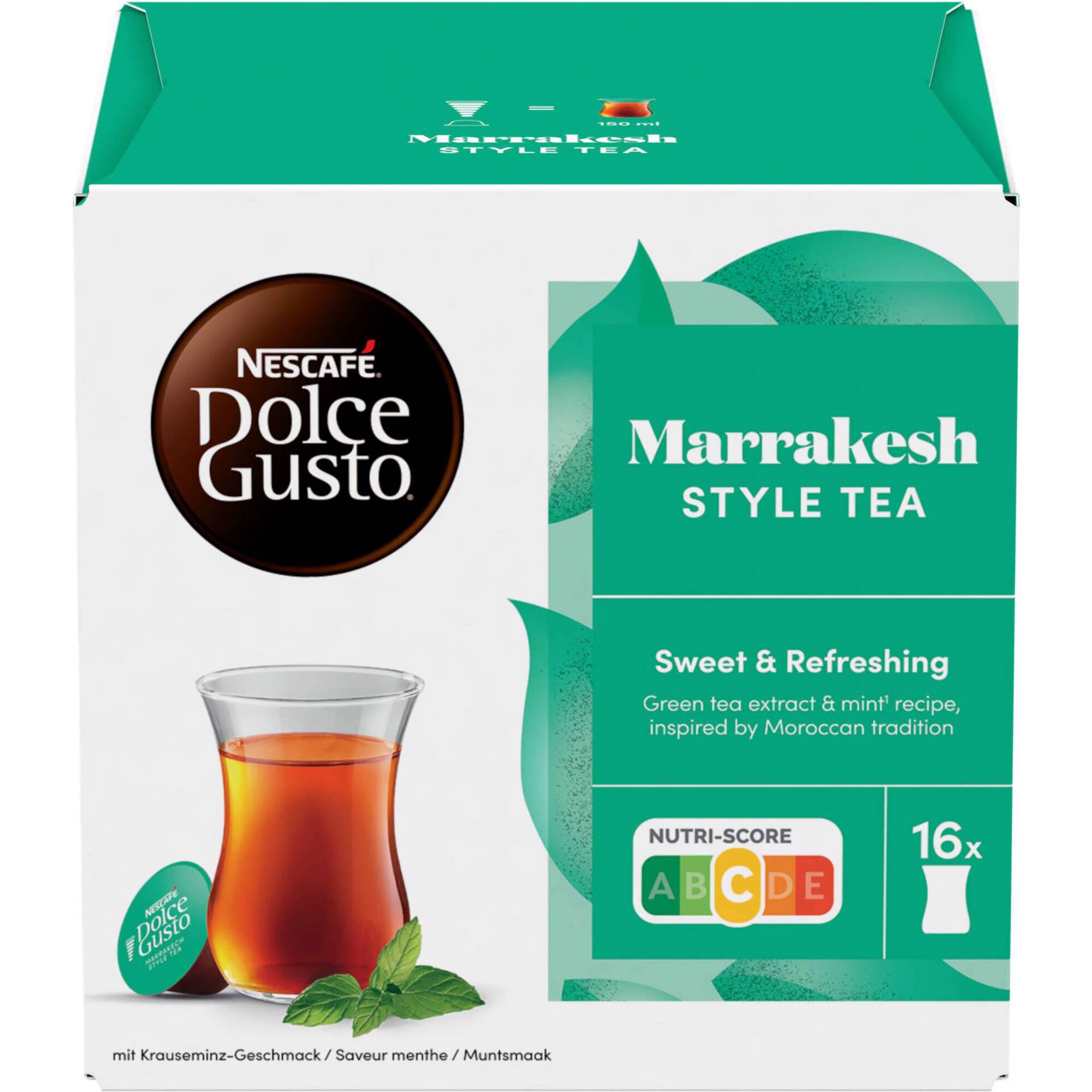 C&aacute;psulas de Ch&aacute; Marrakech Tea Nescaf&eacute; Dolce Gusto
