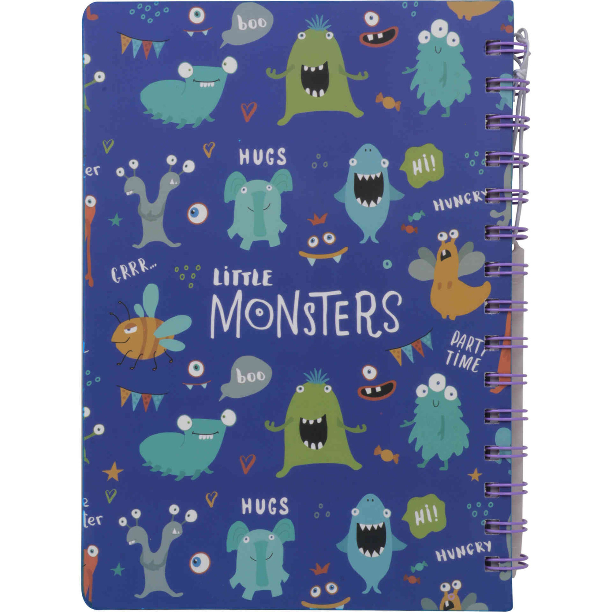 Caderno Espiral A5 LCD Tablet Pautado Monster Note!
