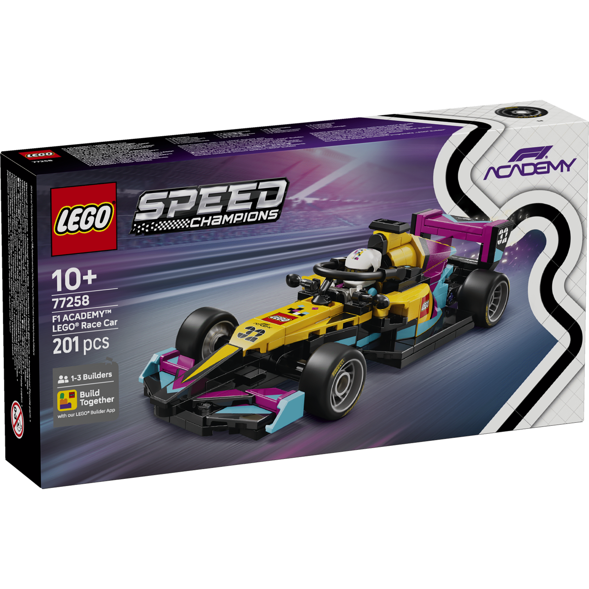LEGO Speed Champions - Carro de Corrida LEGO F1 ACADEMY - 77258