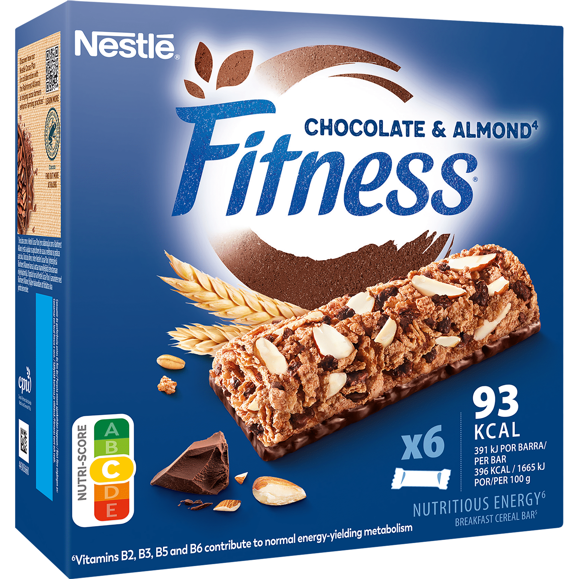 Barras de Cereais Chocolate e Am&ecirc;ndoa Fitness
