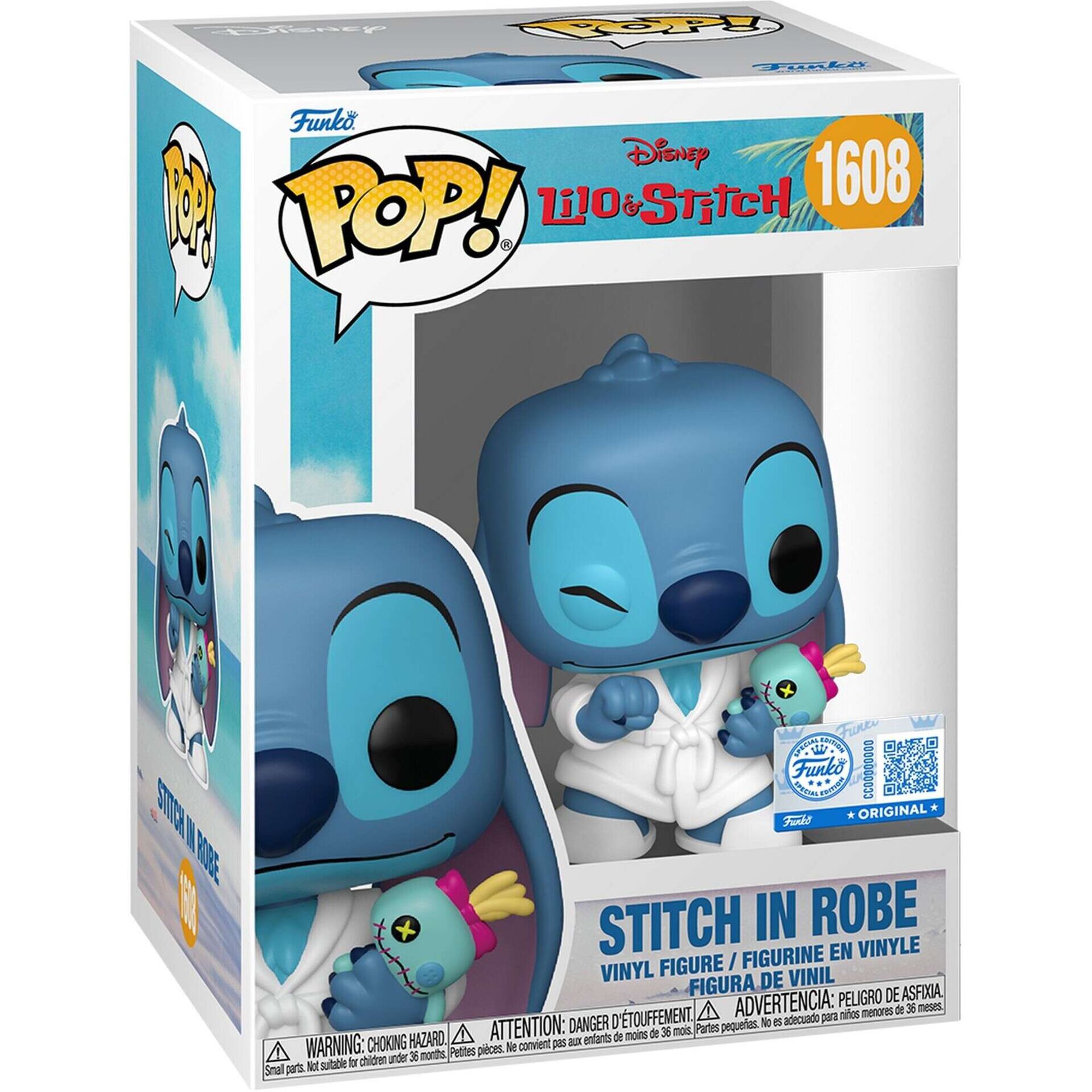 Funko - Figura Stitch com Roup&atilde;o