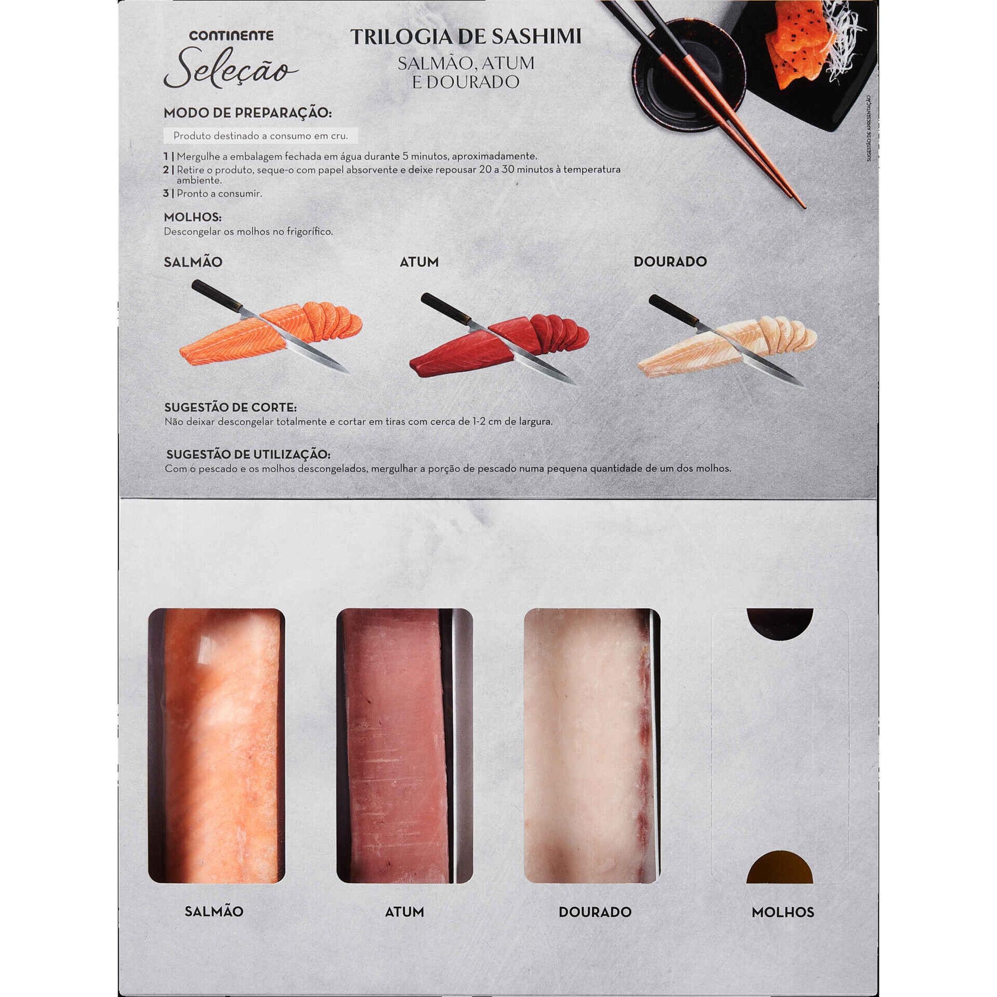 Trilogia de Sashimi Continente Sele&ccedil;&atilde;o