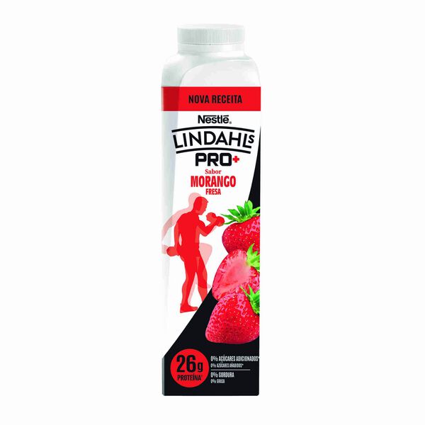 Iogurte Líquido Proteína Morango Lindahls