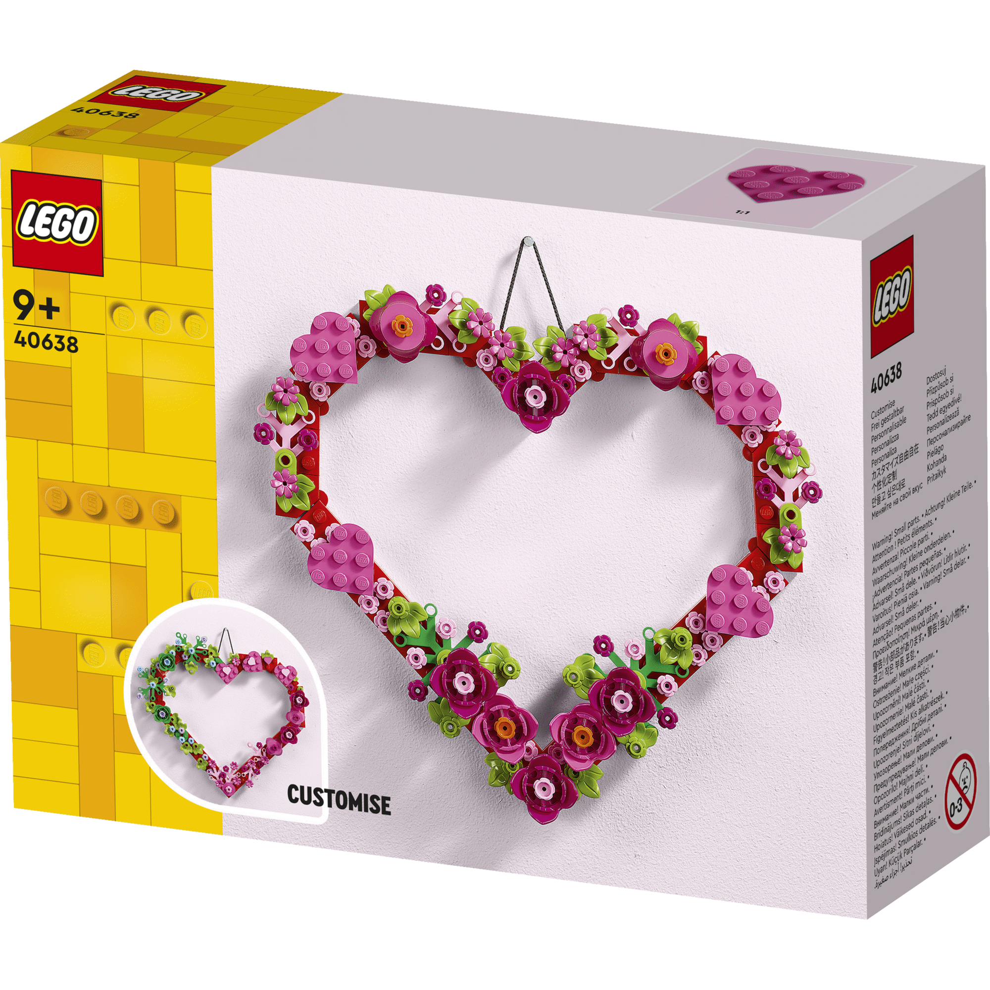 LEGO - Cora&ccedil;&atilde;o Decorativo - 40638