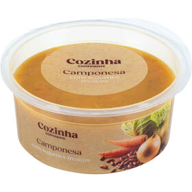 Sopa Camponesa com Legumes Frescos