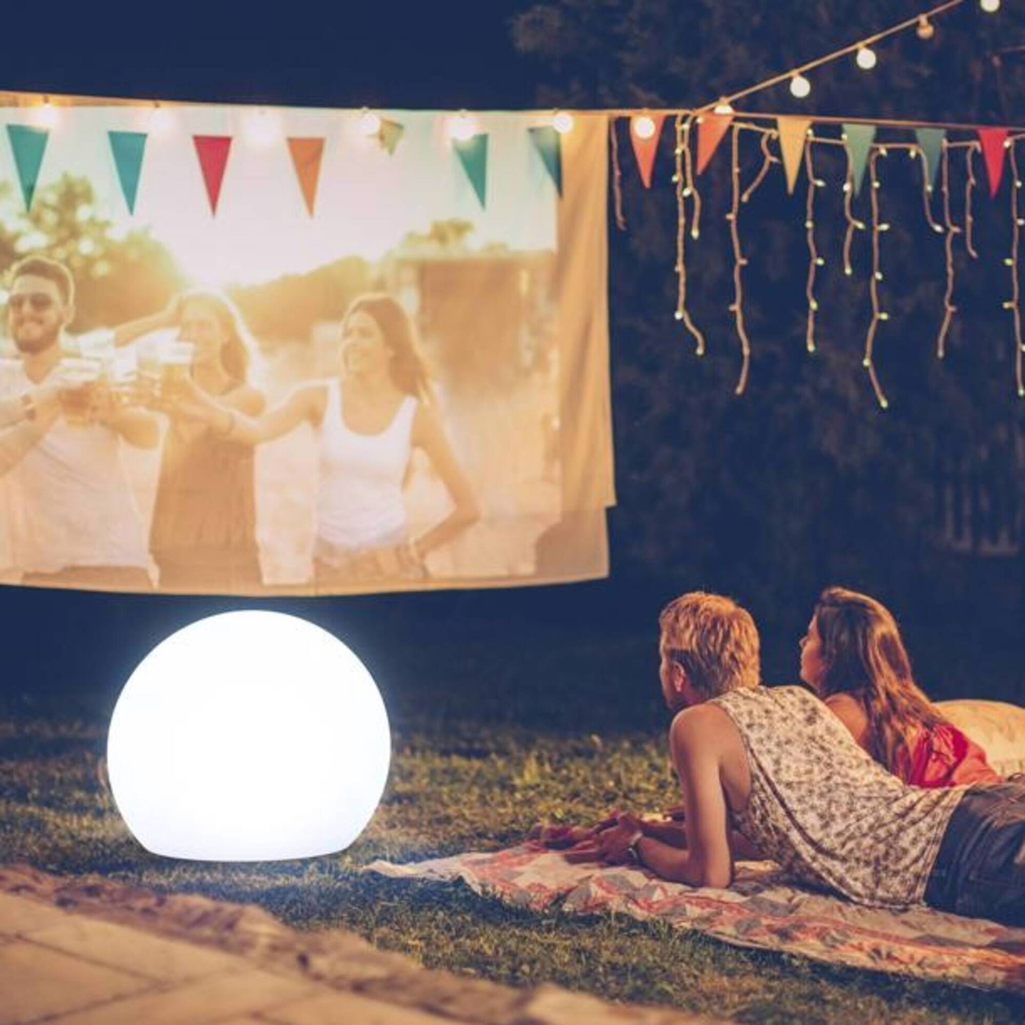 Bola Solar Flutuante 80 cm New Garden