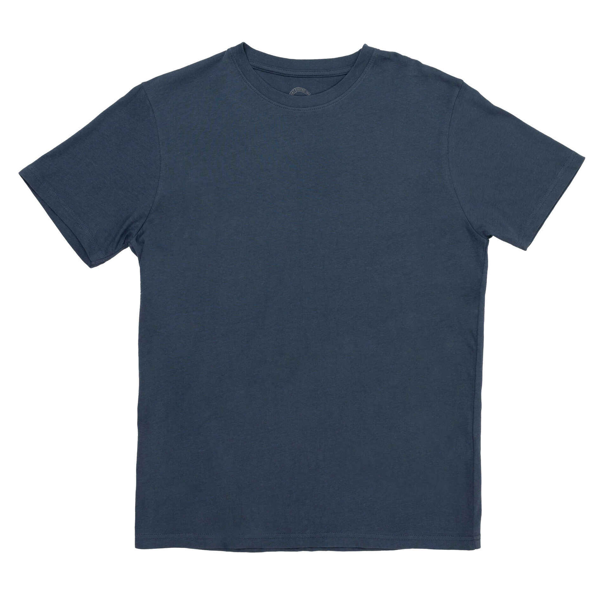 T-shirt Algodão Azul Escuro Homem