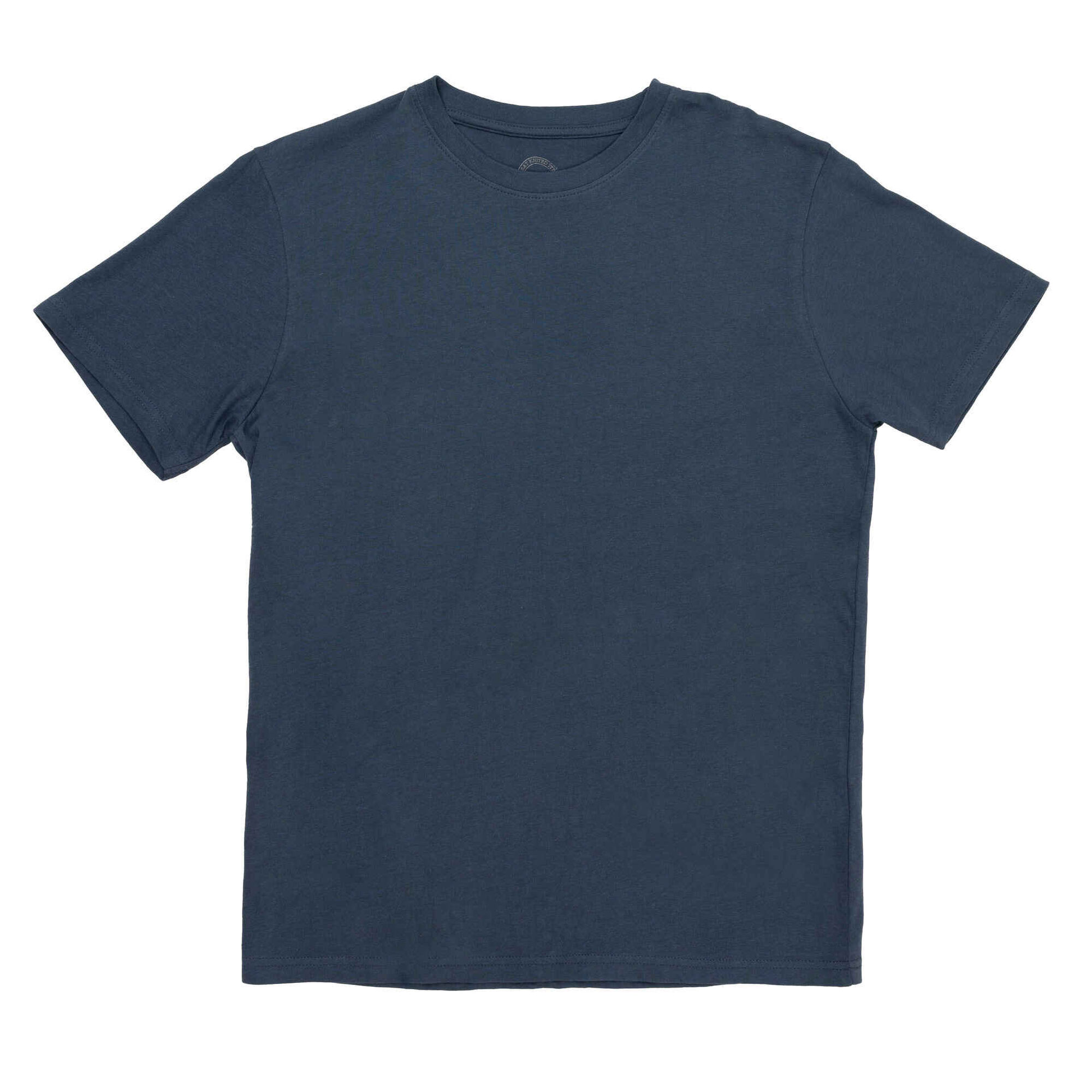 T-shirt Algodão Azul Escuro Homem