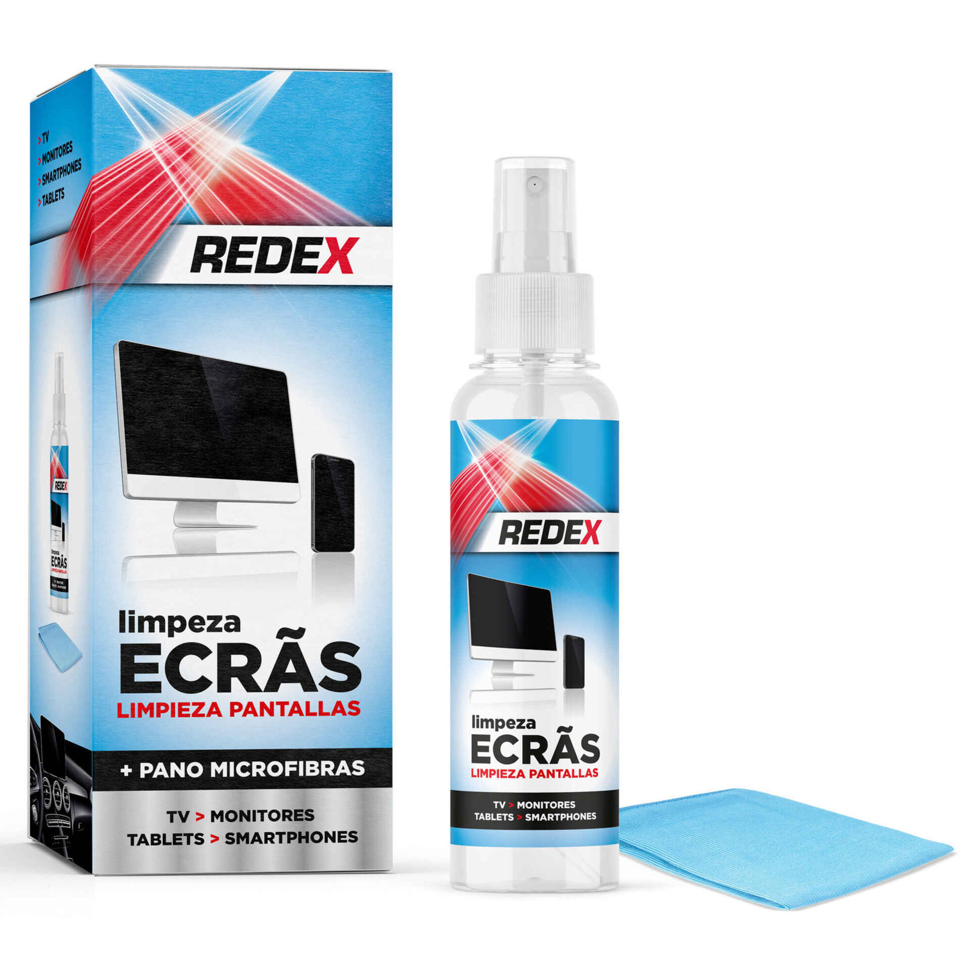 Spray Limpa Ecrãs com Pano