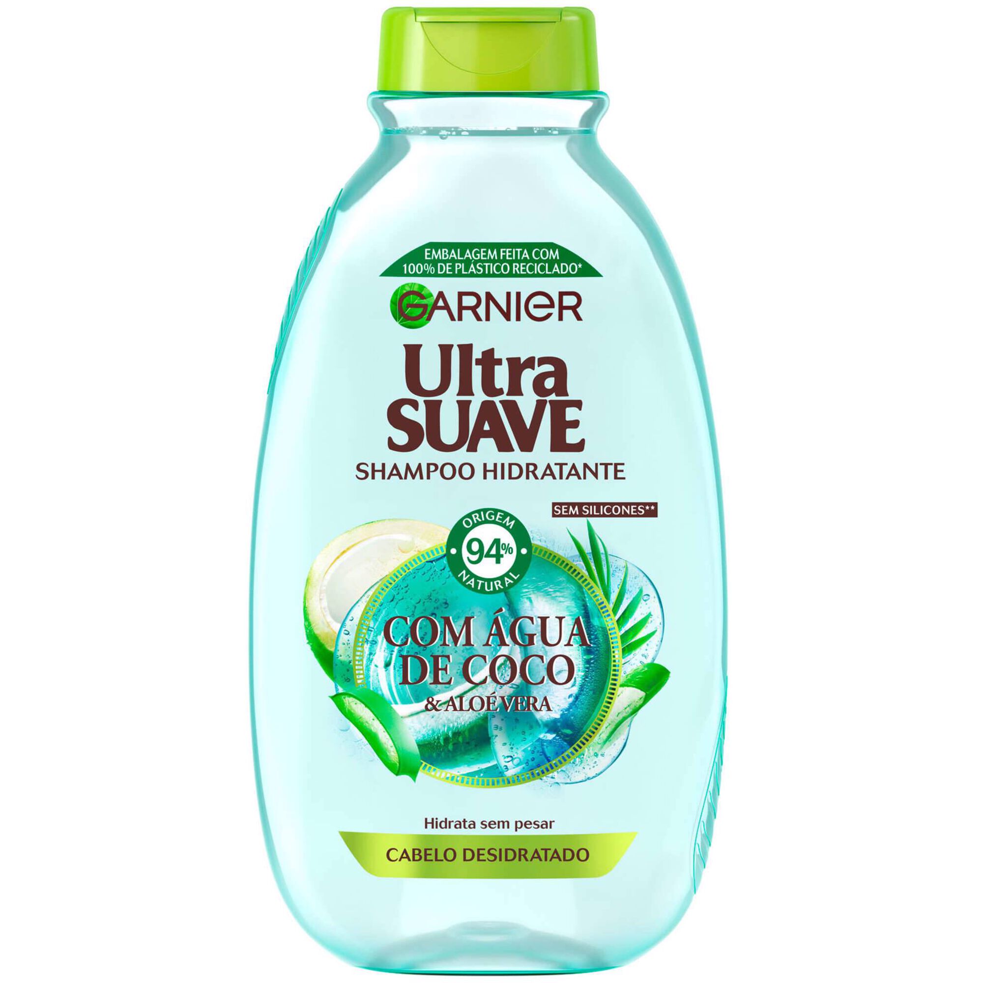 Champô Ultra Suave Água de Coco e Aloe Vera