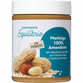 Manteiga de Amendoim com Pedaços