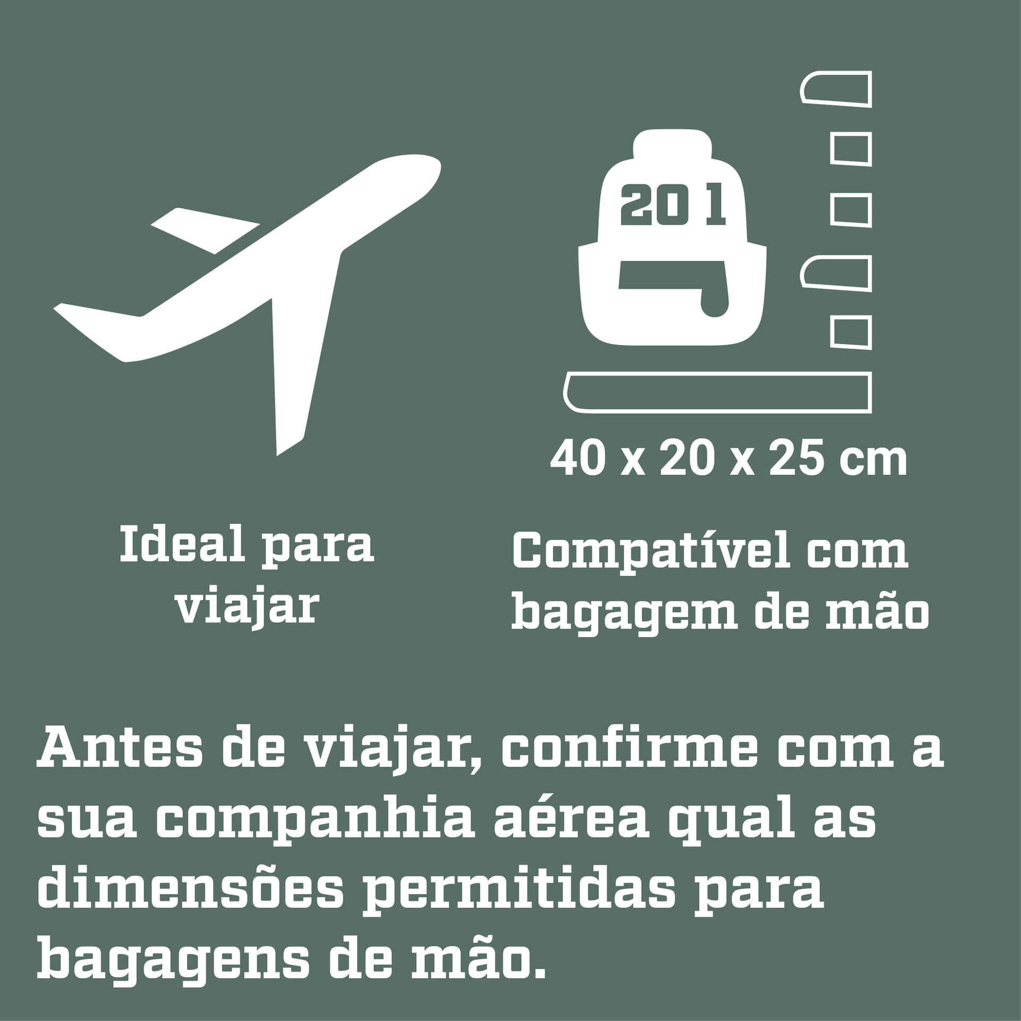 Mochila de Viagem Underseat Terracota