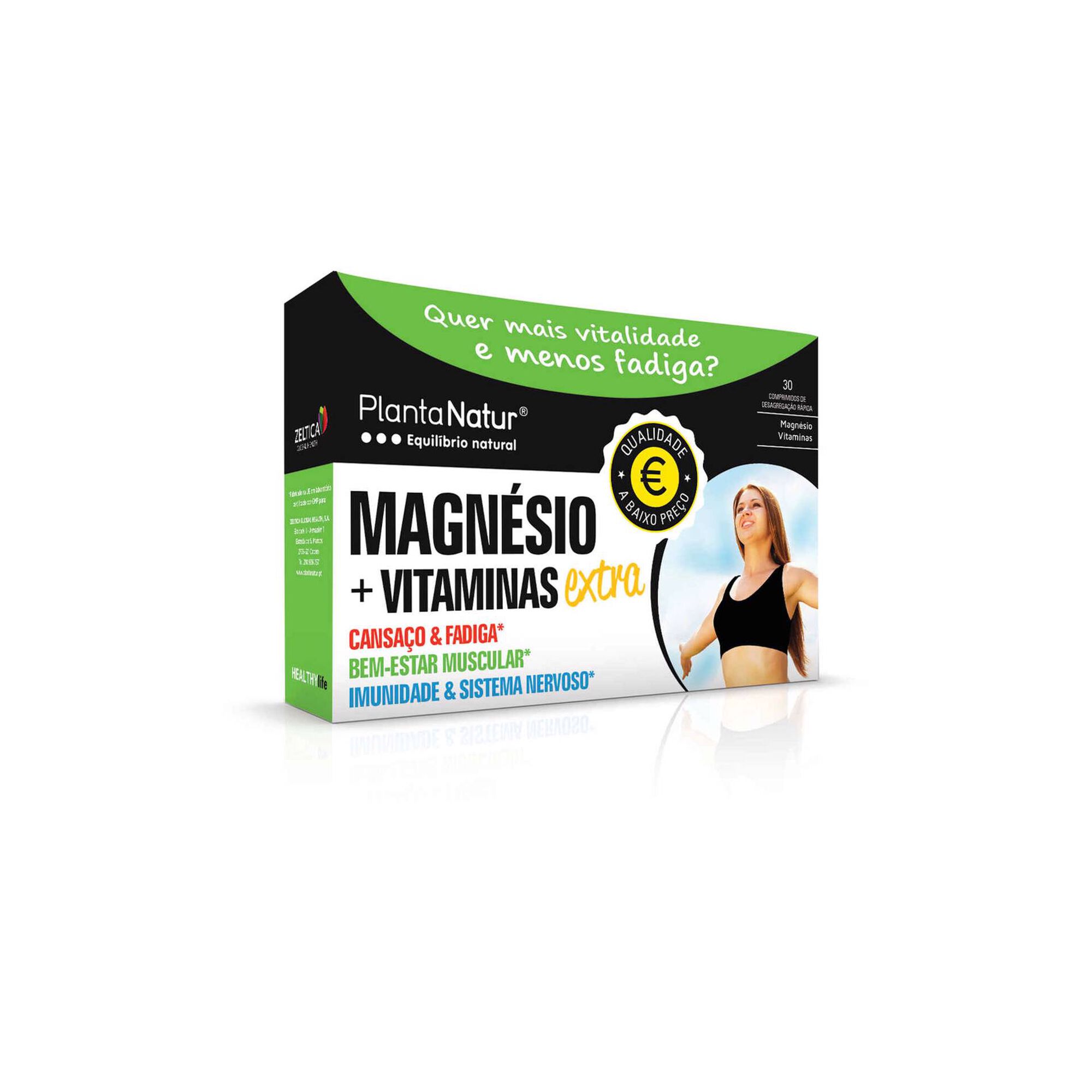 Suplemento Alimentar Magnésio + Vitaminas Extra