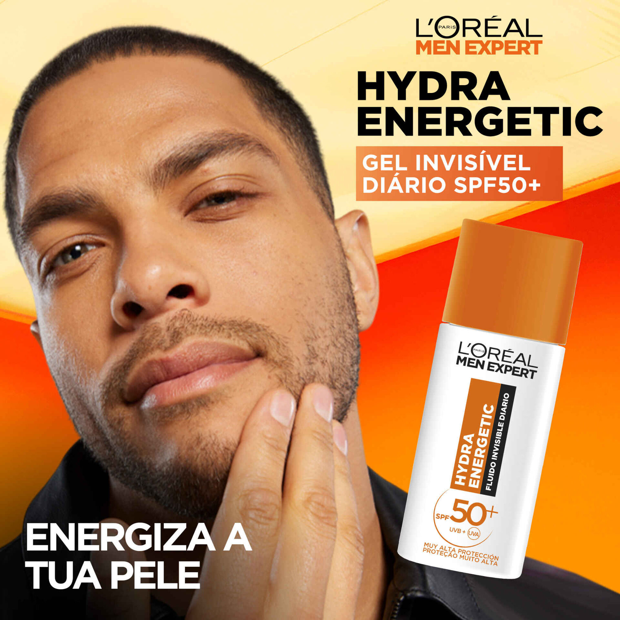 Fluído de Rosto Men Expert Hydra Energetic FPS 50+ Fluído de Rosto Men Expert Hydra Energetic FPS 50+