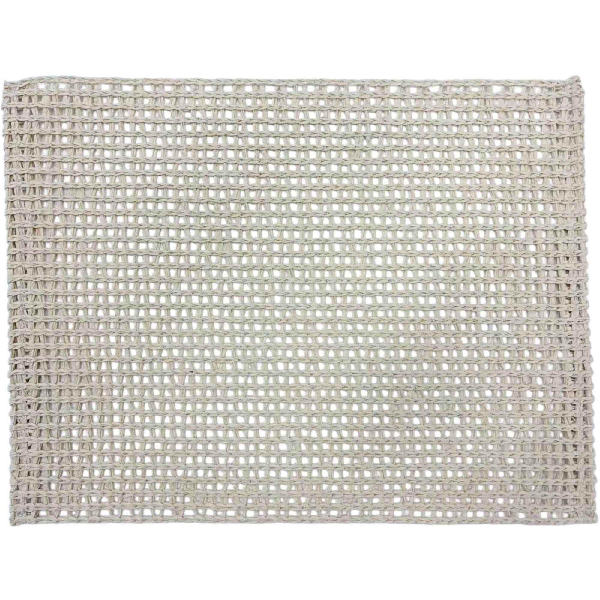 Individual Palhinha 40x30cm Bege Deep Moss Kasa