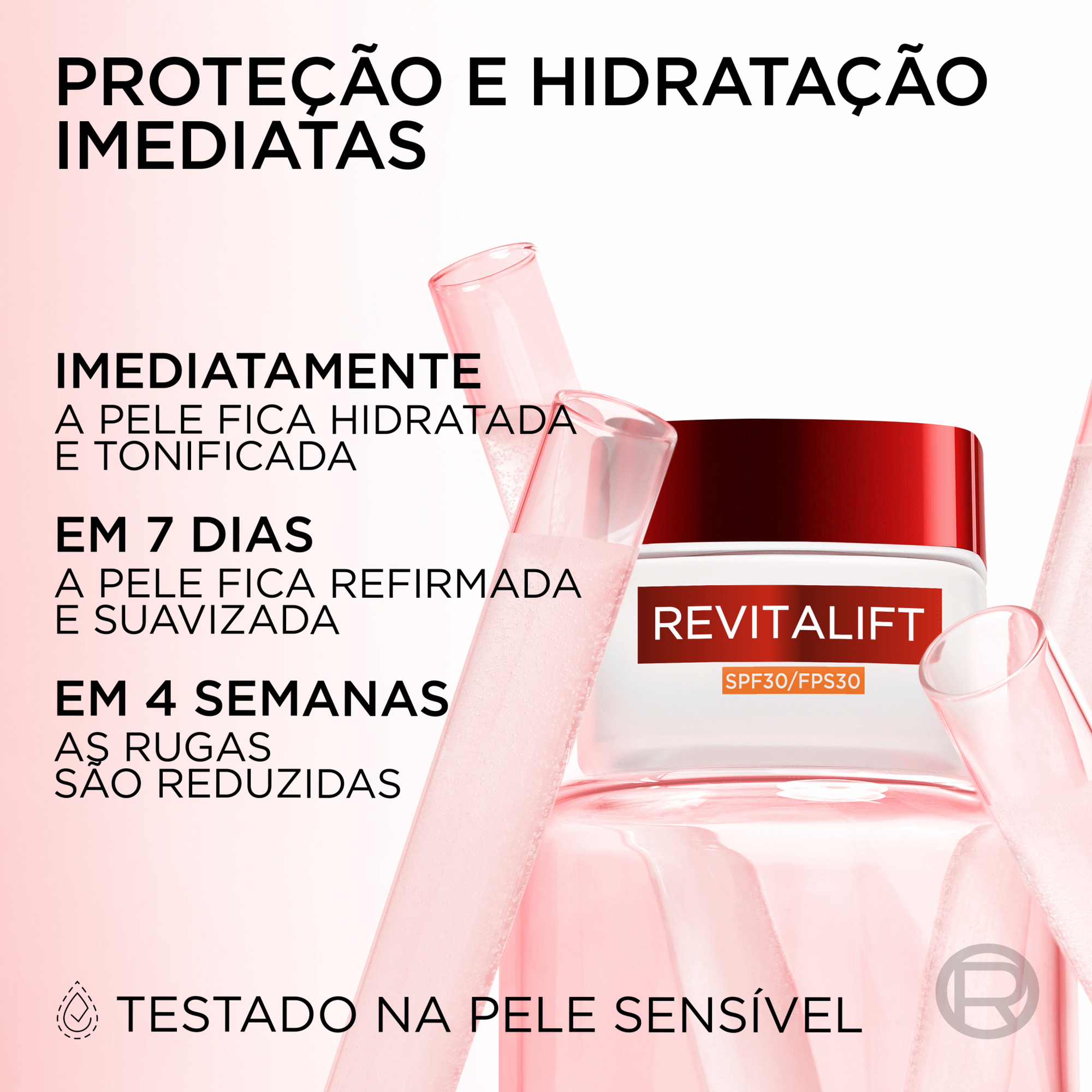 Creme de Rosto Dia Revitalift Antirrugas FPS 30 35+ L'Or&eacute;al Paris