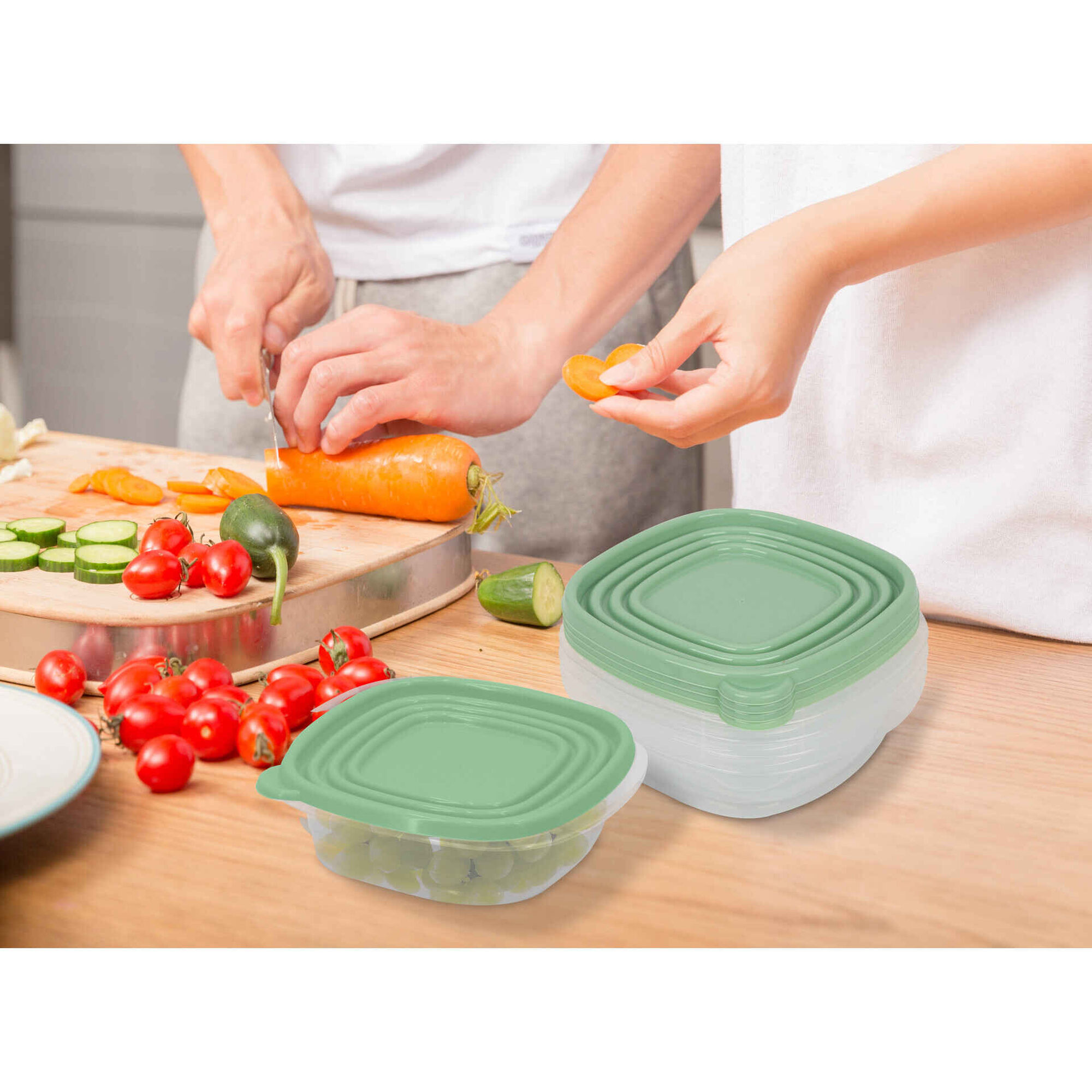 Conjunto 4 Caixas Herm&eacute;ticas 0,67L Bazar&atilde;o