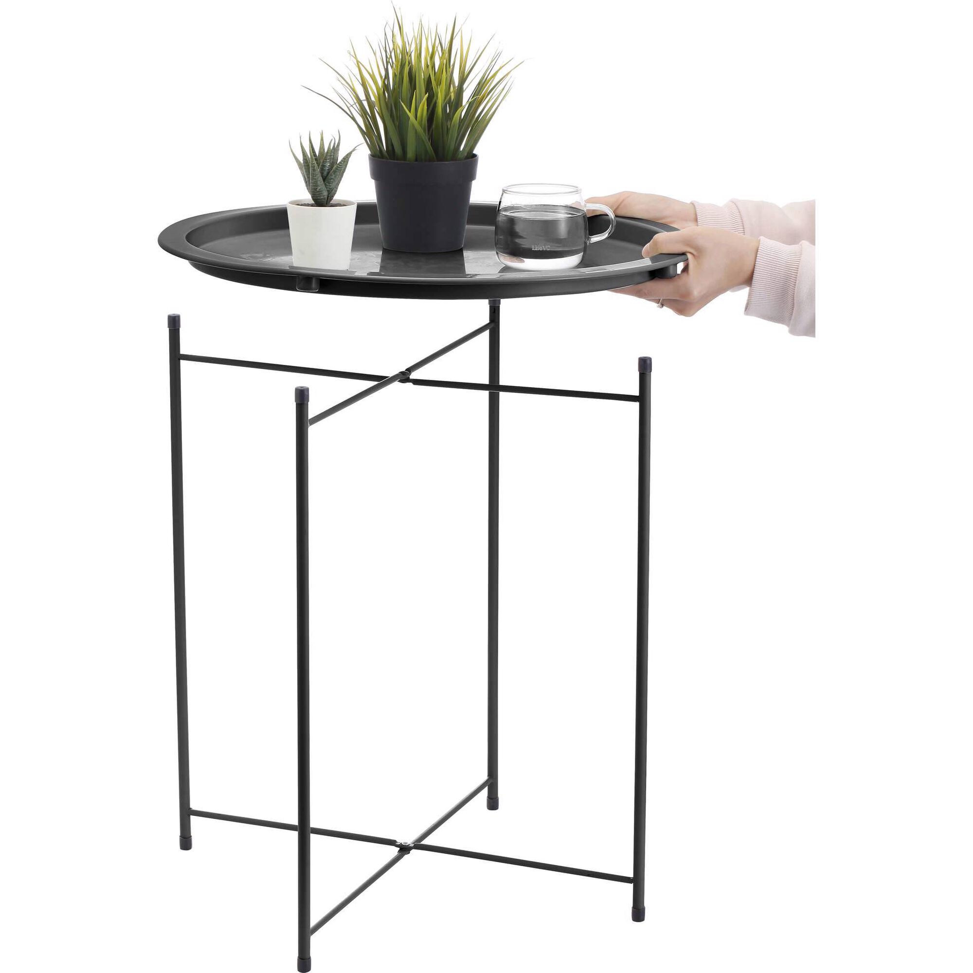 Mesa de Apoio Preta Bazar&atilde;o