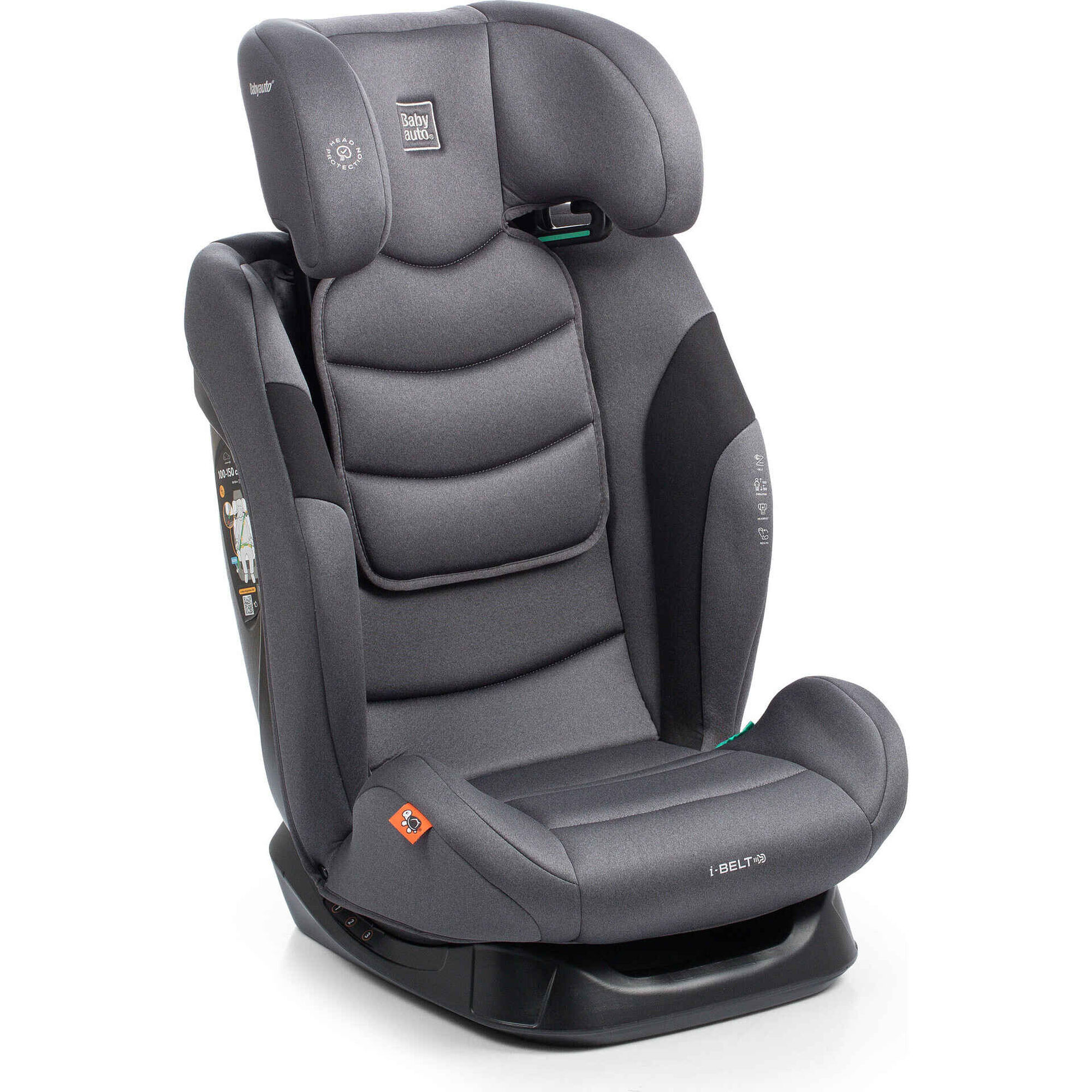 Cadeira Auto I-Size 100-150 Sokoa Belt Preta Babyauto
