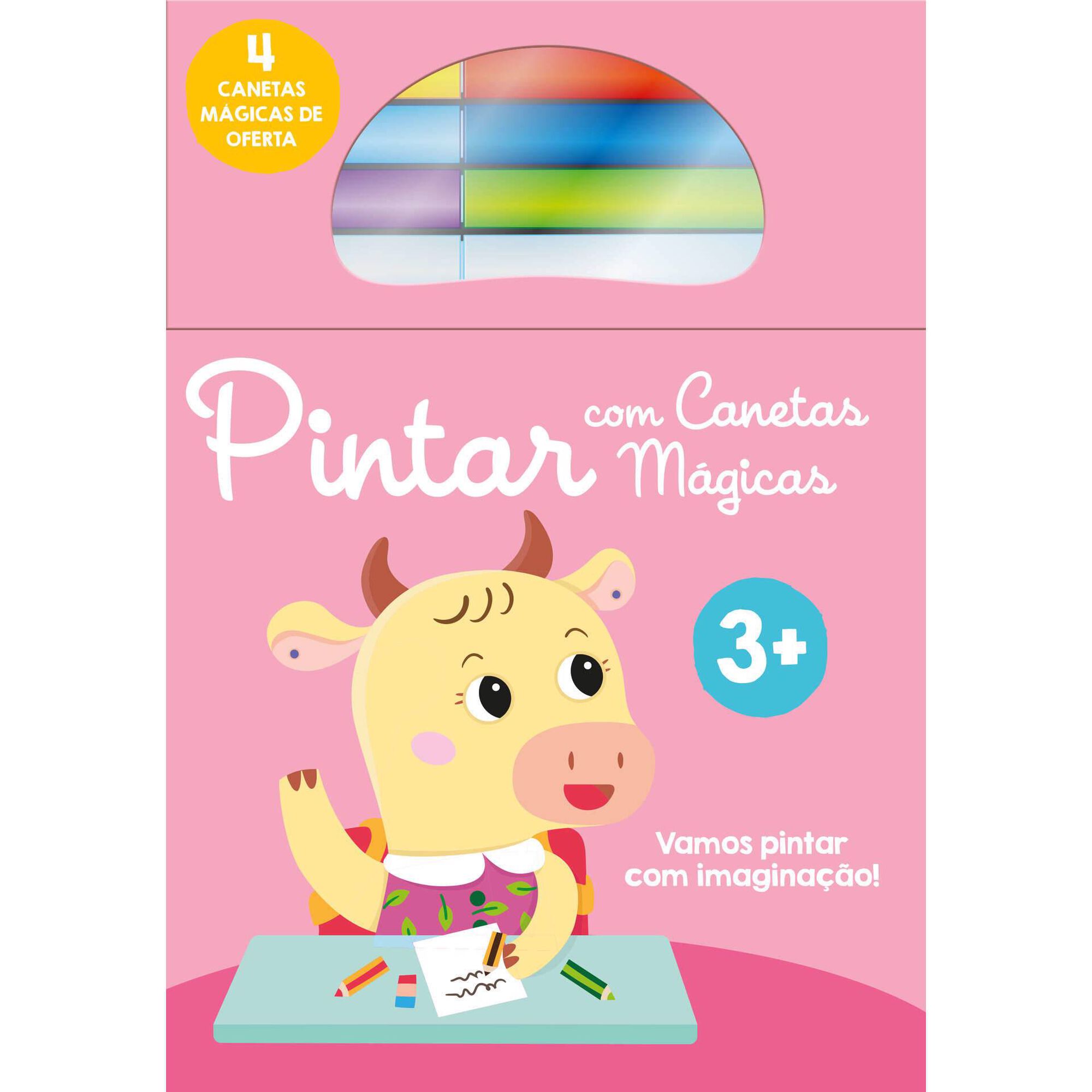 Pintar Com Canetas Mágicas - Vaca Pintar Com Canetas Mágicas - Vaca
