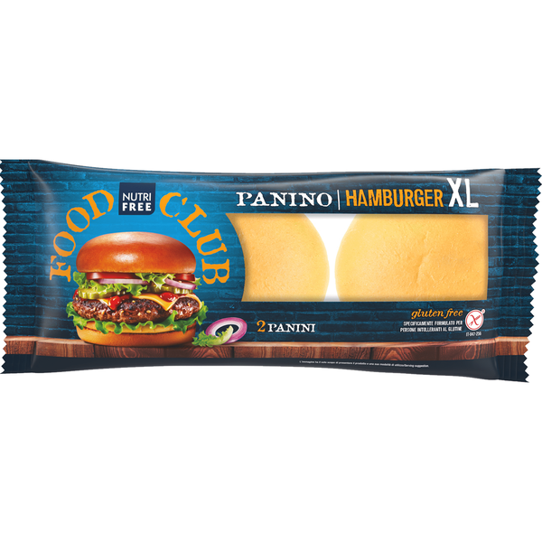 Pão de Hambúrguer Panino XL sem Glúten Nutrifree