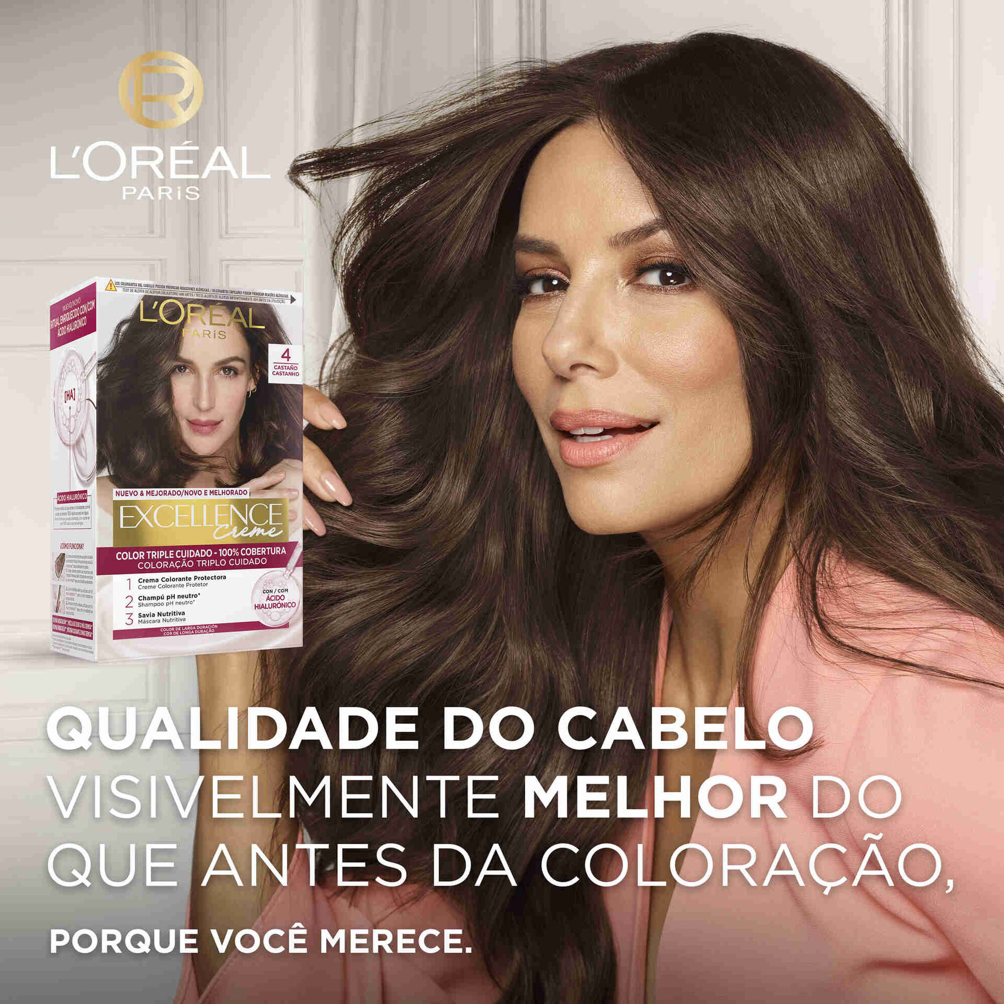 Coloração Permanente Excellence Creme Louro Claro Cendré 8.1 Coloração Permanente Excellence Creme Louro Claro Cendré 8.1