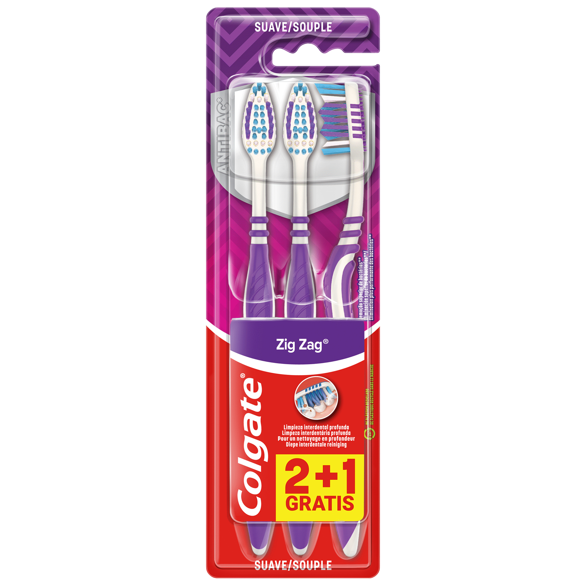 Escova de Dentes Zig Zag Suave