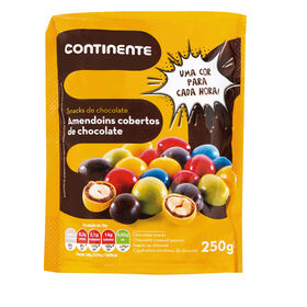 Drageias de Amendoim com Cobertura de Chocolate Continente