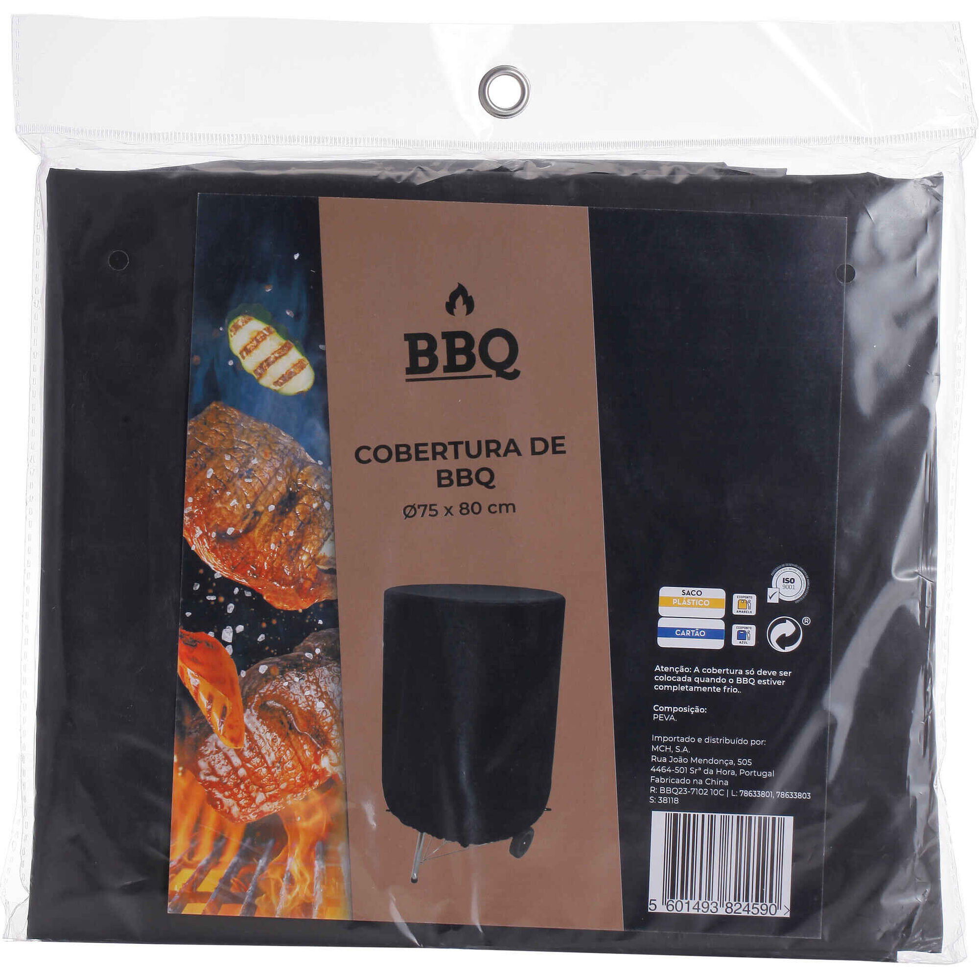 Cobertura para Barbecue Preta BBQ Collection