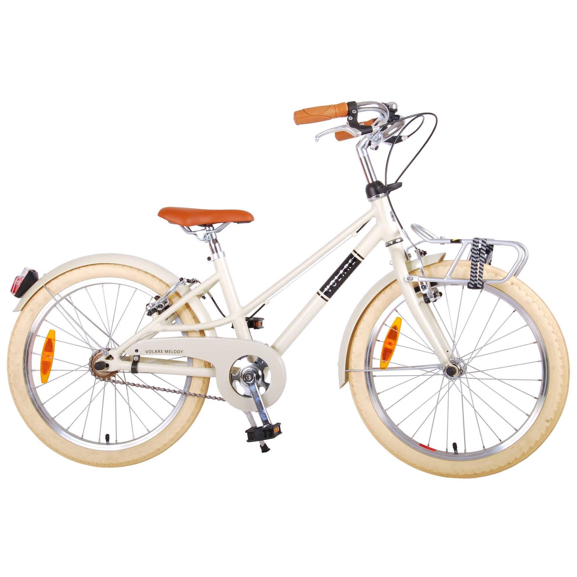 Bicicleta Júnior Roda 20'' 6-8 Anos Melody Ultra Light Bege