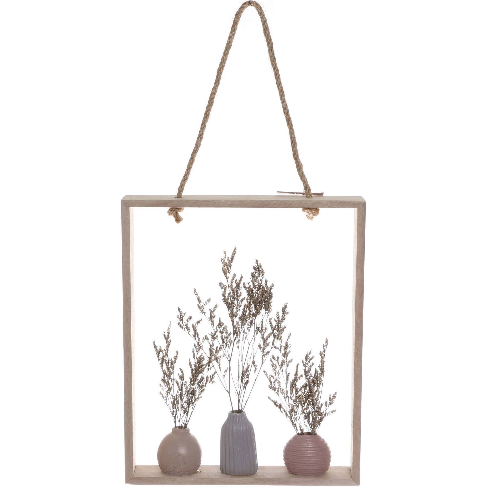 Quadro Pendurar com 3 Jarras Kasa