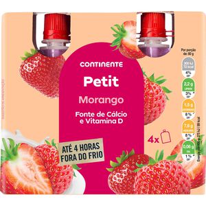Petit Queijinho Pouch Morango Infantil Continente