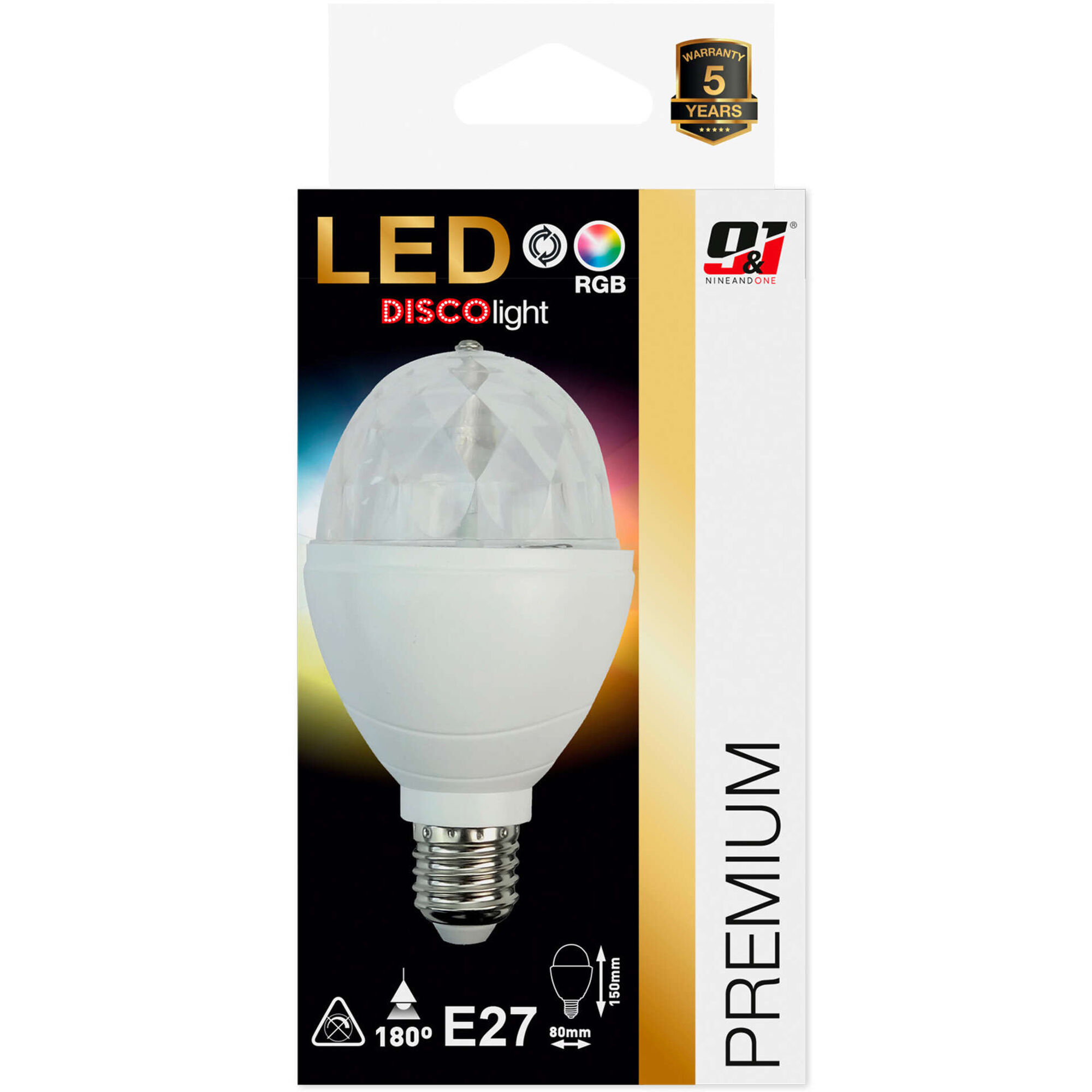 Luz Rotativa Discoteca E27 RGB Luz Rotativa Discoteca E27 RGB