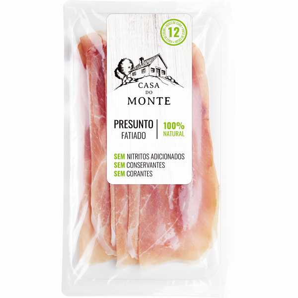 Presunto 100% Natural Fatiado 12 Meses de Cura Casa do Monte