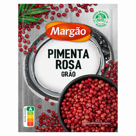Pimenta Rosa em Gr&atilde;o em Saqueta Marg&atilde;o