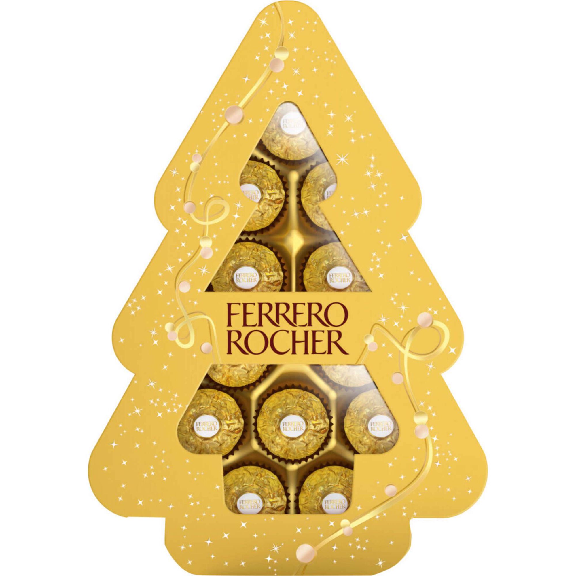 Bombons de Chocolate com Recheio de Creme e Avelã Árvore