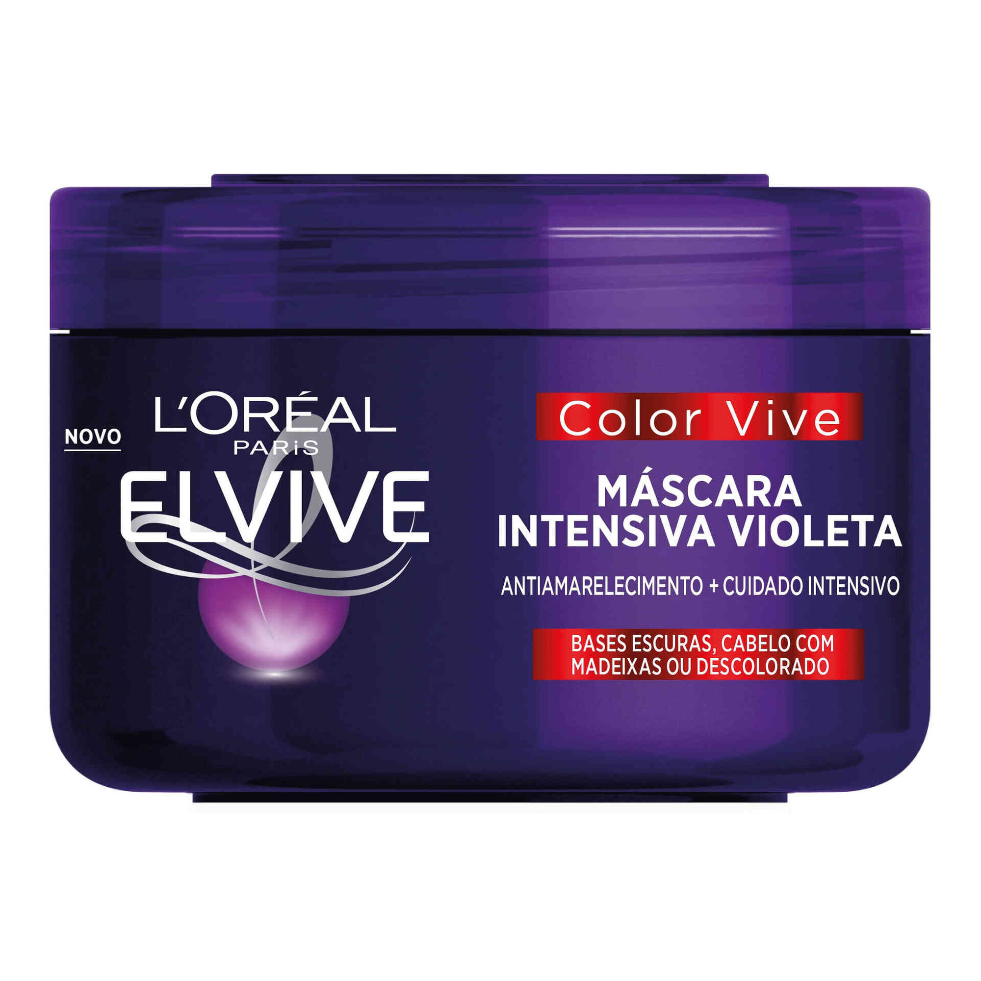 Máscara Cabelo Elvive Color Vive Intensiva Violeta