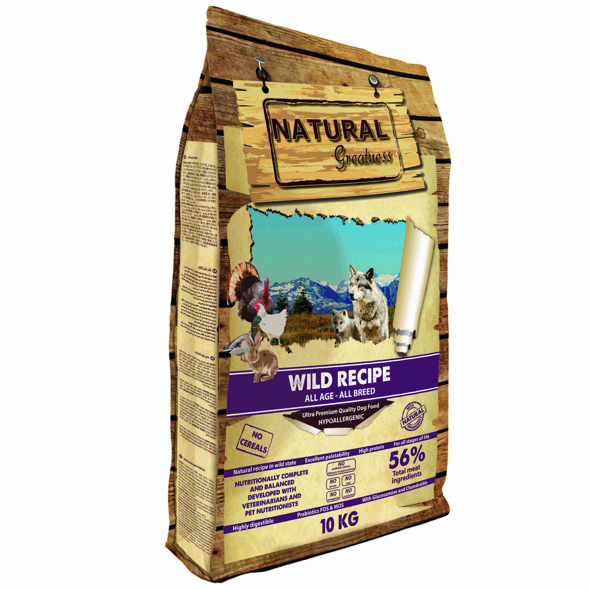 Ra&ccedil;&atilde;o para C&atilde;o Adulto Wild Natural Greatness