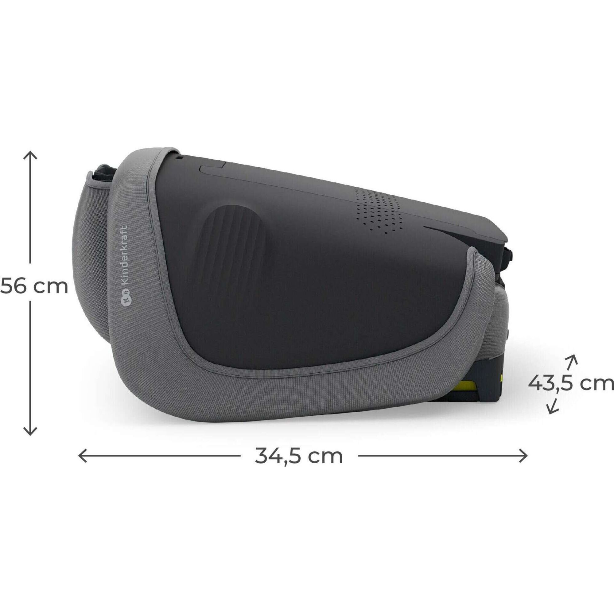 Cadeira Auto I-Size 100-150 Cinza Unity 2 Kinderkraft