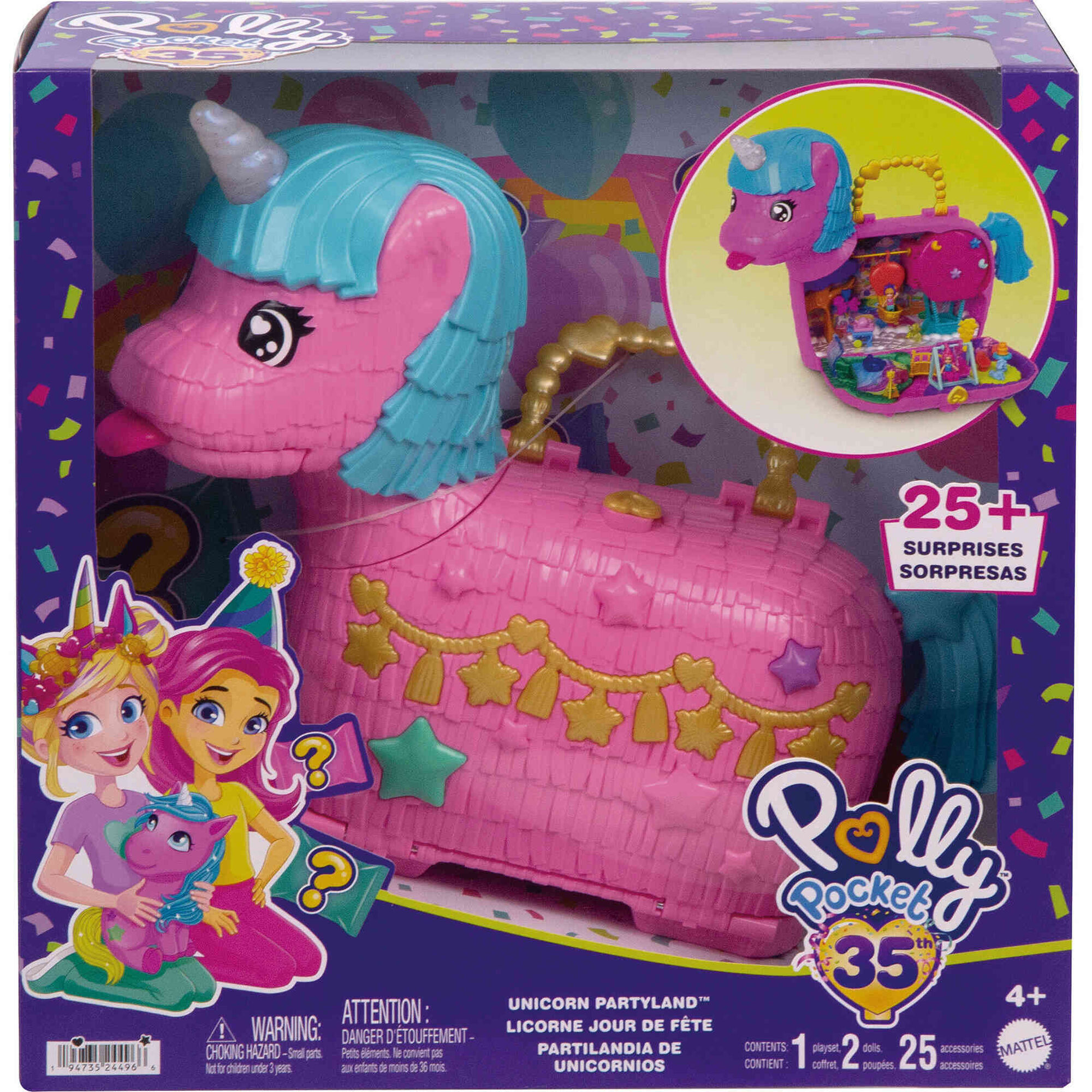 Polly Pocket Pinhata do Unicórnio