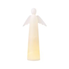 Anjo Decorativo com LED 25cm Branco