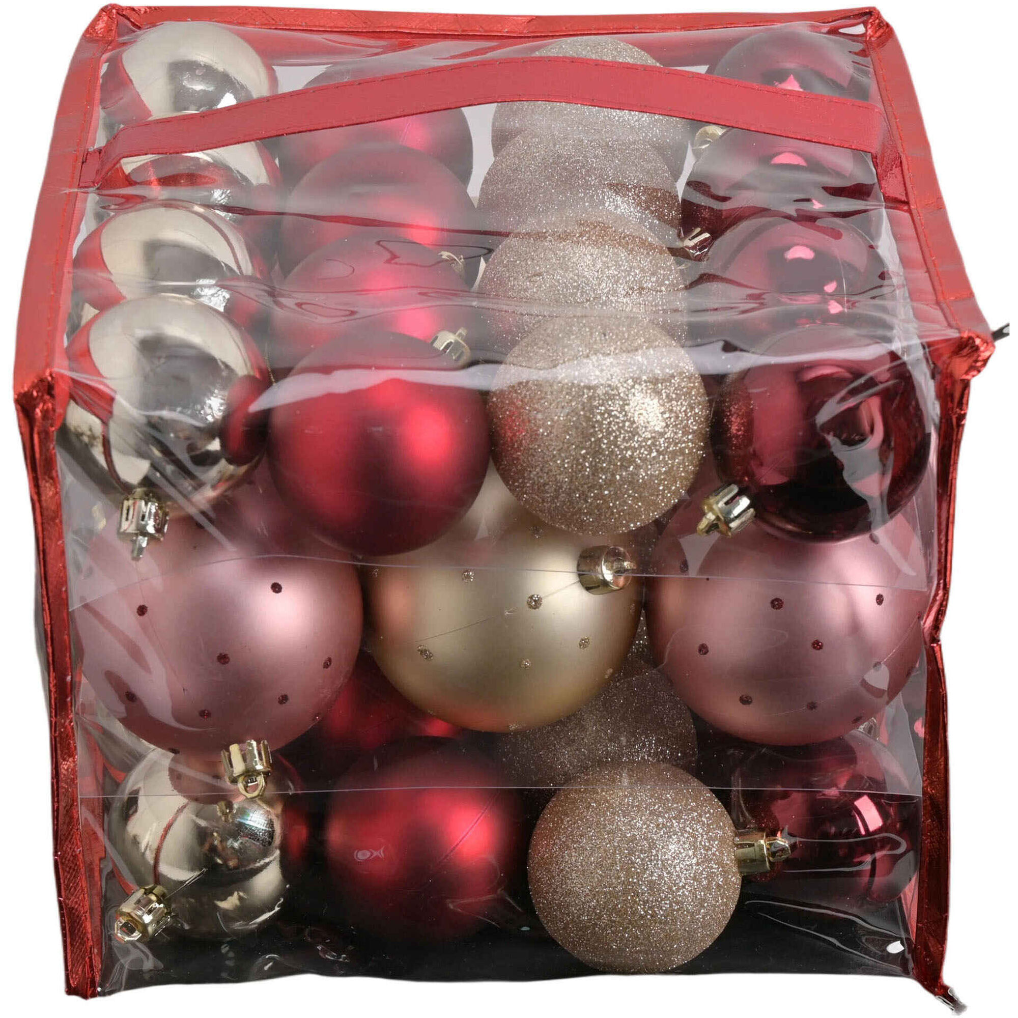 Conjunto 41 Bolas de Natal Saco Velvet Kasa