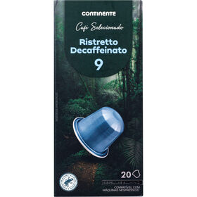 C&aacute;psulas de Caf&eacute; Descafeinado Ristretto Int 9 Continente
