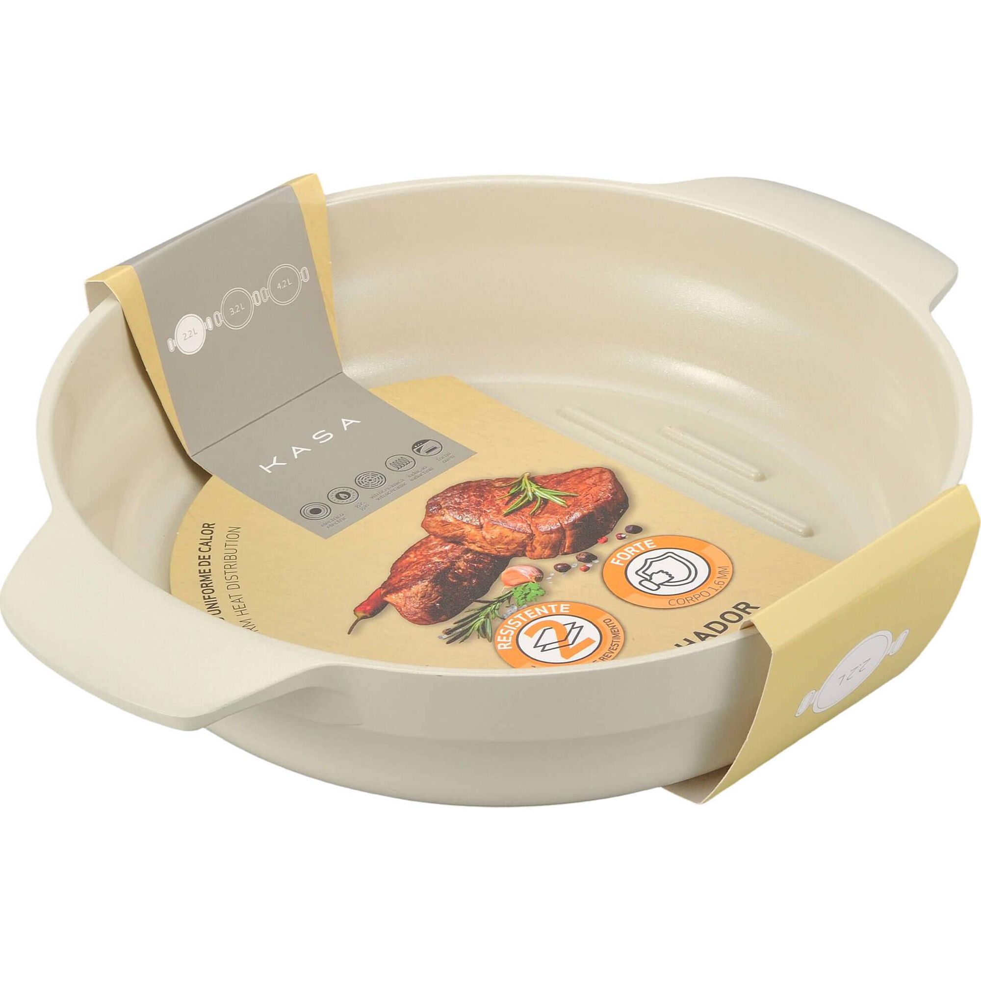 Grelhador 24cm Alulight Kasa