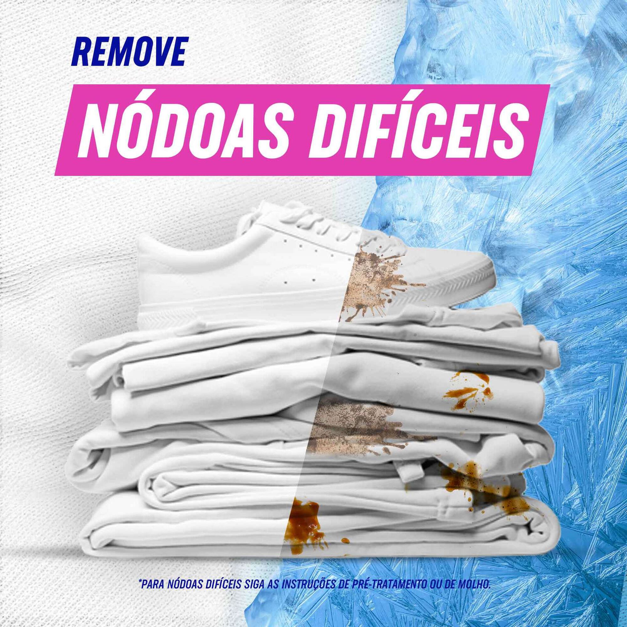 Tira N&oacute;doas P&oacute; Oxi Action Roupa Branca