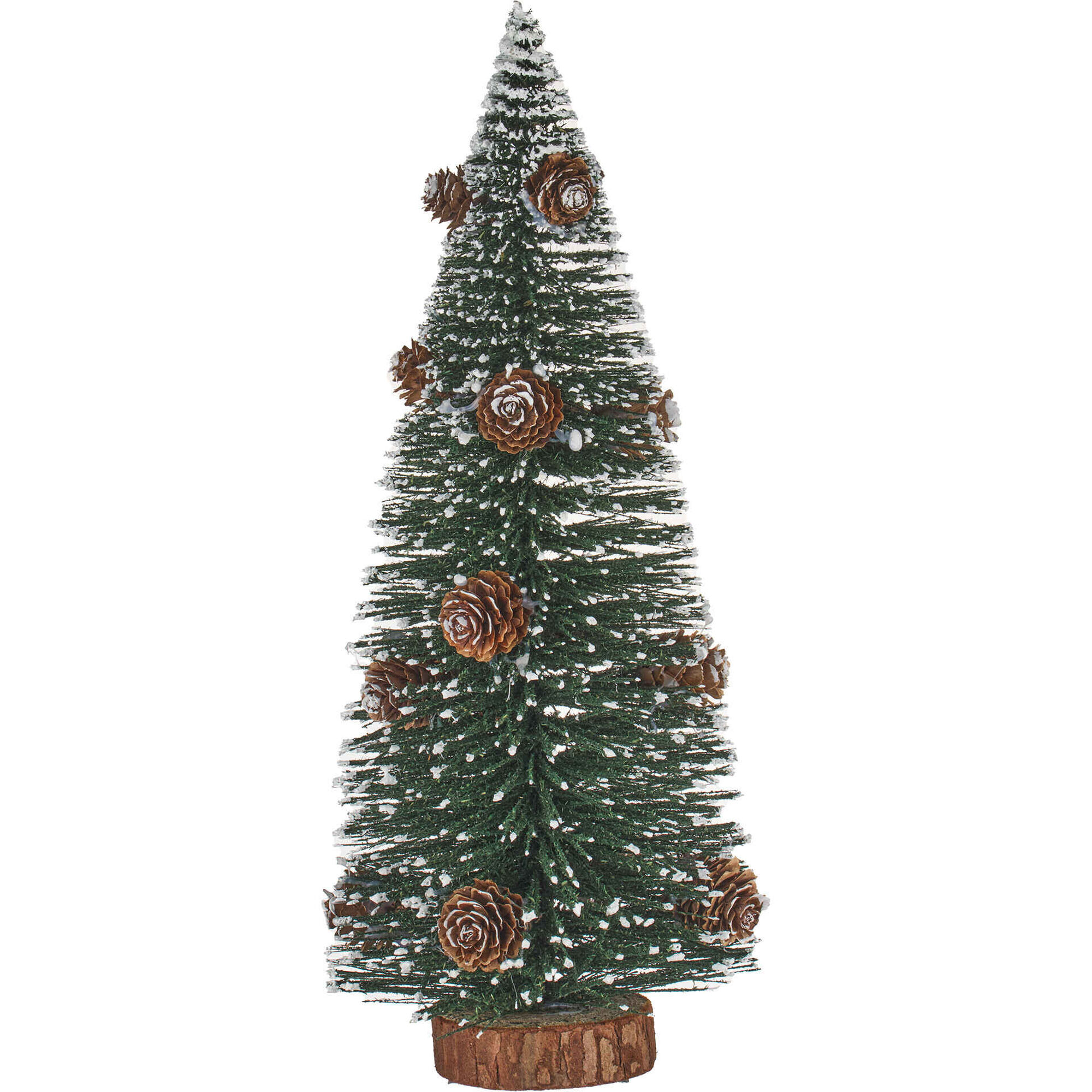 Árvore de Mesa 31cm com Pinhas